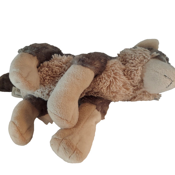 Wild Republic Timber Wolf Plush Stuffed Animal Brown Grey Plushie Toy 12” - Picture 8 of 11